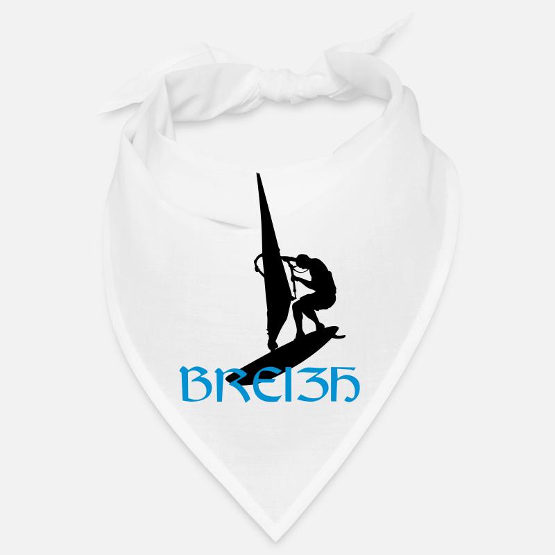 Windsurfen / Windsurfer / Windsurf / Windsurfing - Bandana - Weiß