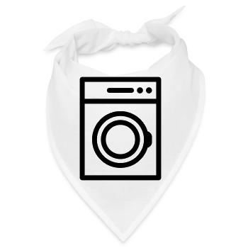 Waschmaschine - Bandana - Weiß - Vorne