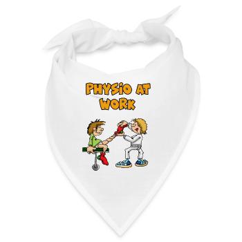 Physiotherapie - Bandana - Weiß - Vorne