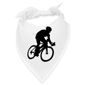 Radfahren, Radfahrer - Bandana - Weiß - Vorne