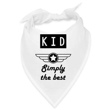 Teenager / Jugendliche / Jugendlicher / Kind - Bandana - Weiß - Vorne