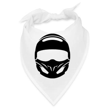 Helm - Bandana - Weiß - Vorne