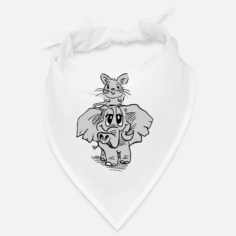 éléphant et souris Bandana