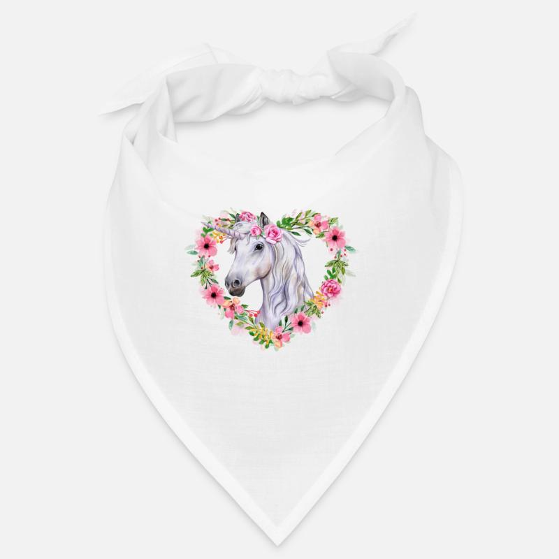 Nur ein Mädchen, das Pferde liebt - Bandana - Weiß