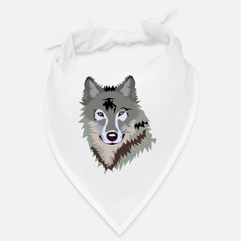 Loup - Bandana - blanc