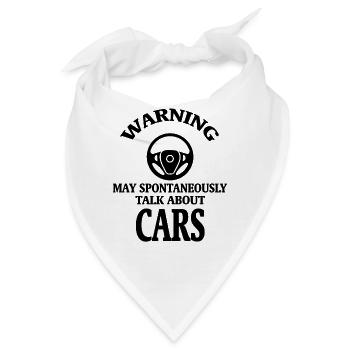 Car Auto - Bandana - Weiß - Vorne