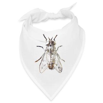 Fliege - Bandana - Weiß - Vorne