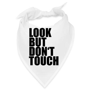 Look But Dont - Bandana - Weiß - Vorne