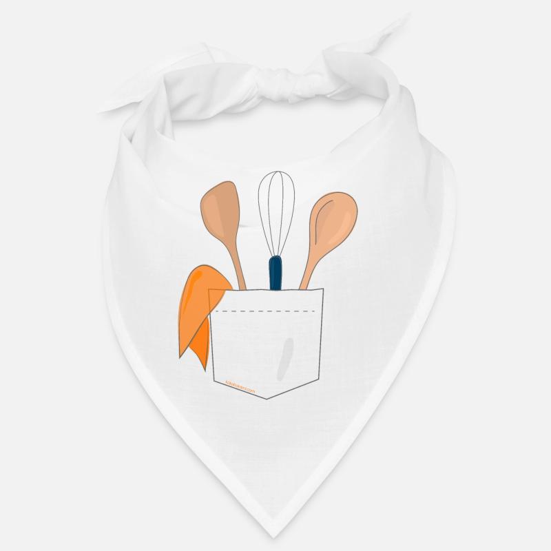 Cooking tools in pocket Bandana