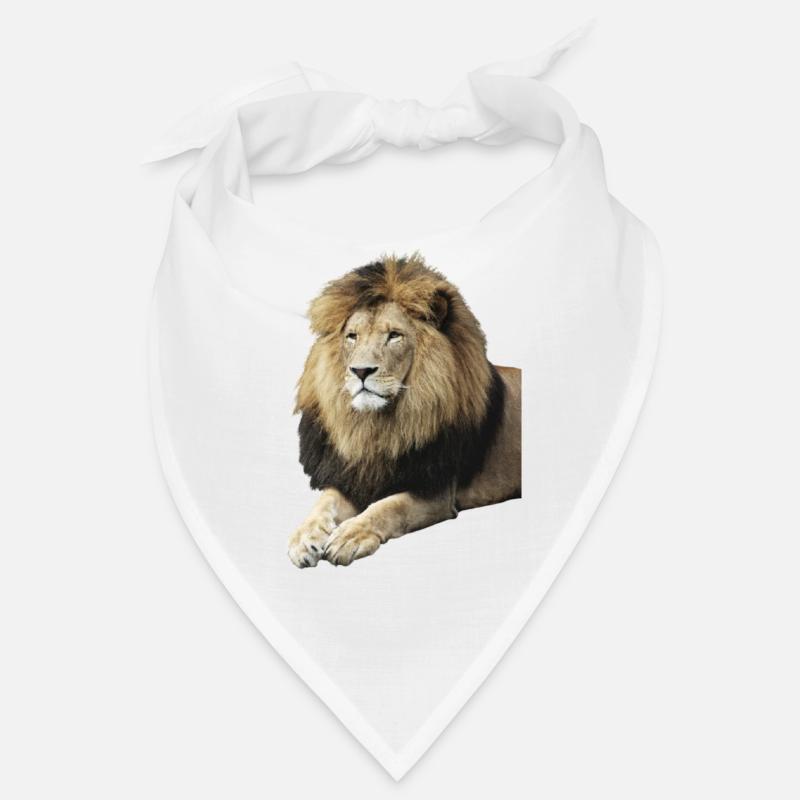 Lion - Bandana - Weiß