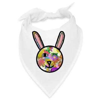 Der Osterhase - Bandana - Weiß - Vorne