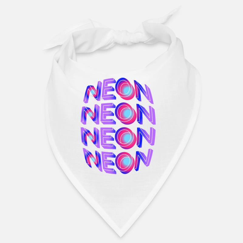 neon - Bandana - white