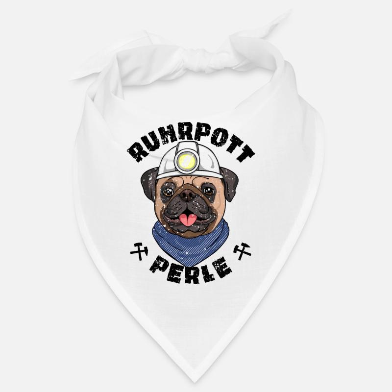 Mops Ruhrpott Perle Bandana