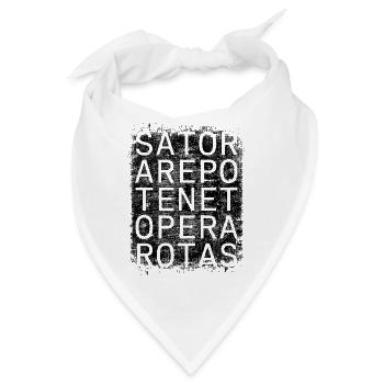 Sator Quadrat - Bandana - Weiß - Vorne