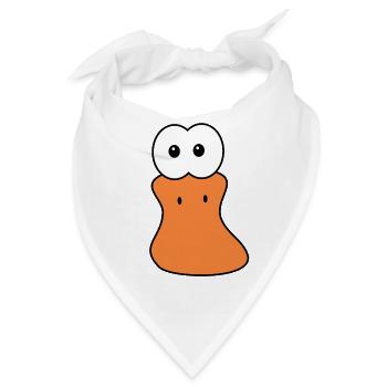 Ente Enten - Bandana - Weiß - Vorne