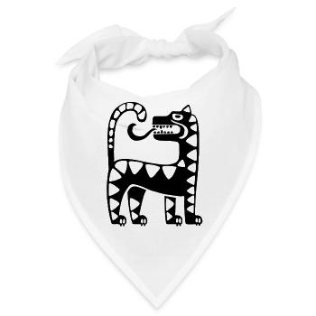 Inka Kultur, Lateinamerika - Bandana - Weiß - Vorne