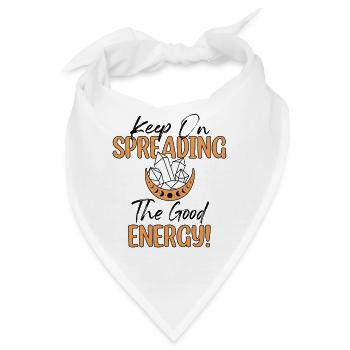 Energy Medicine Positive Energy Crystals Healer - Bandana - Weiß - Vorne