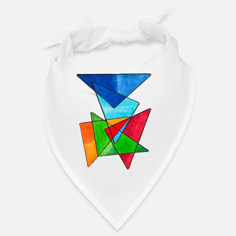 Coloured Triangles Bandana