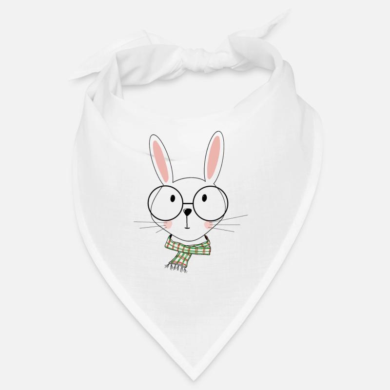 Hipster Rabbit Bandana
