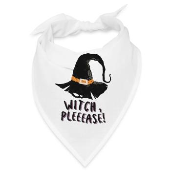Horror Zauberei Magie Halloween T-Shirt Geschenk - Bandana - Weiß - Vorne