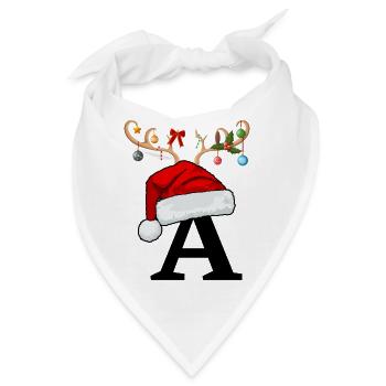 Brief an den Weihnachtshut - Bandana - Weiß - Vorne