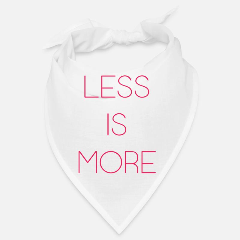 Moins, c’est plus Bandana