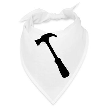 hammer - Bandana - Weiß - Vorne