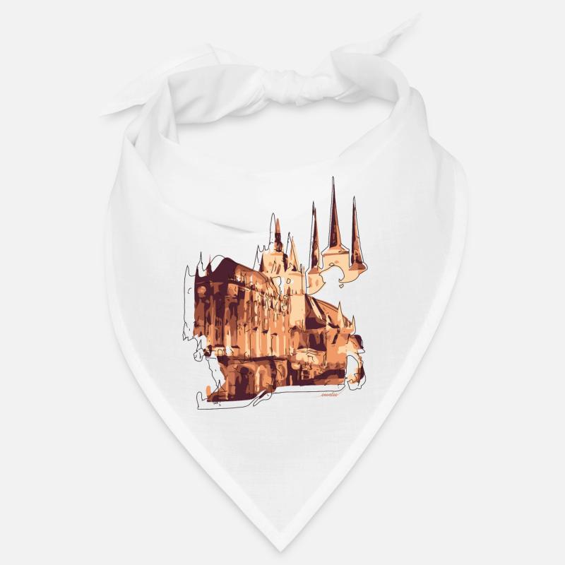 Kirche - Bandana - Weiß