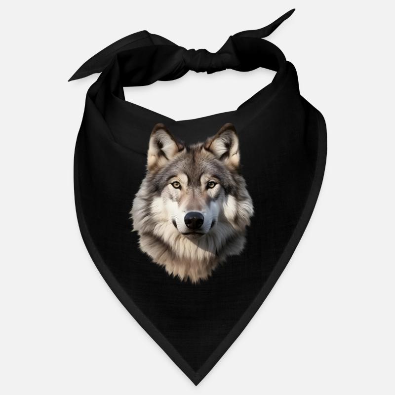 Wolf (white/grey) Bandana