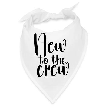 New to the Crew - Bandana - Weiß - Vorne