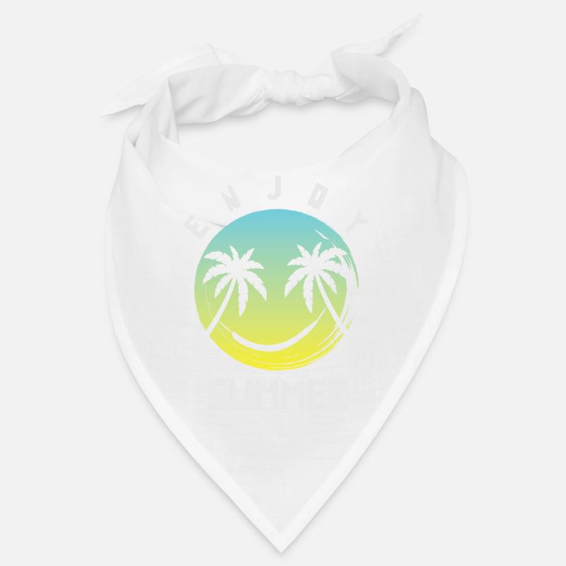 Enjoy Summer - Bandana - Weiß