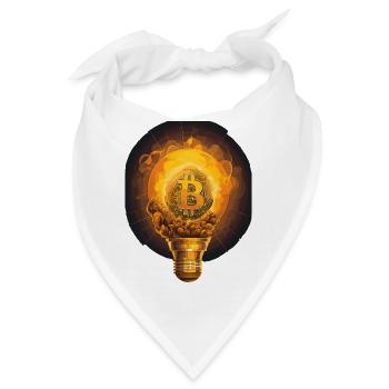 bitcoin Lampe - Bandana - Weiß - Vorne