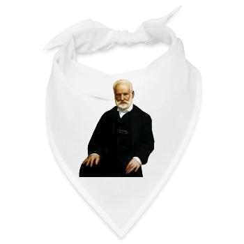 morot liebt nicolas porträt von v h - Bandana - Weiß - Vorne