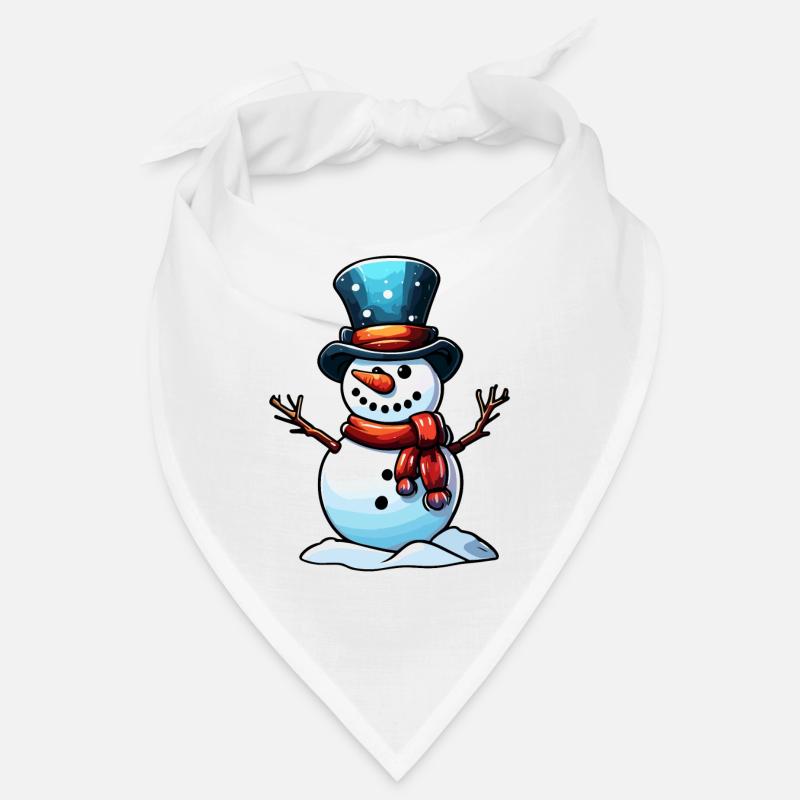 Schneemann / Winter / Schnee / Comic / kalt Bandana