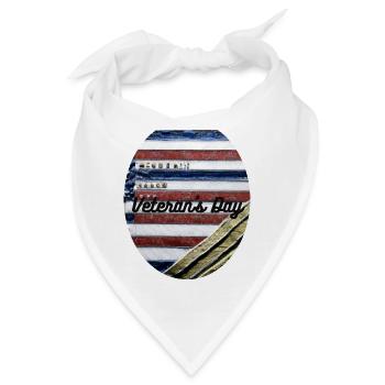 Veteranen, Veteranen, Waffenstillstand. - Bandana - Weiß - Vorne