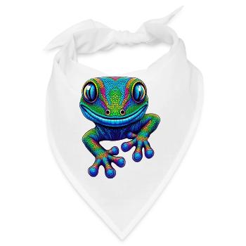 Gecko - Bandana - Weiß - Vorne