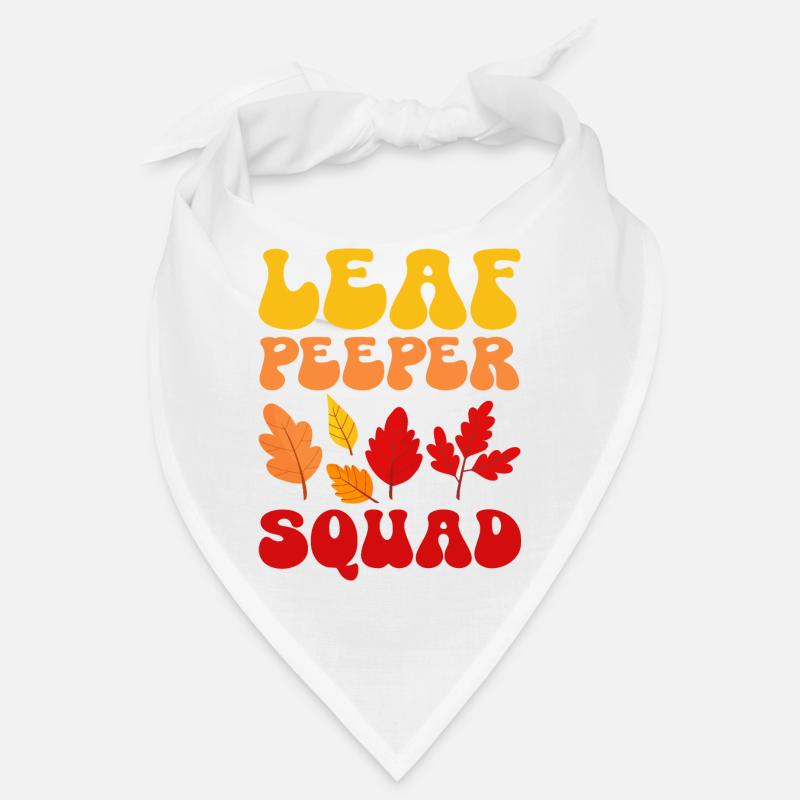 Leaf Peeper Squad Automne saison Feuille Collecte Bandana