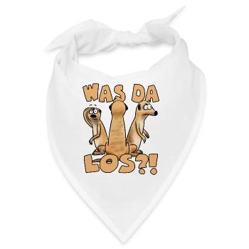 Was Da Los?! - Bandana - Weiß - Vorne