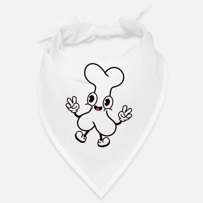 Knochen Comic Charakter Bandana