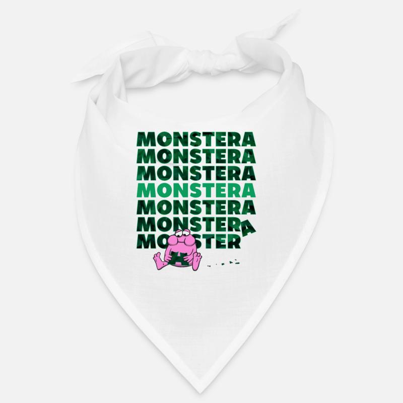 Monstera Monster Bandana