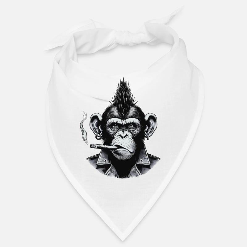 Punk Cigar Chimp Bandana