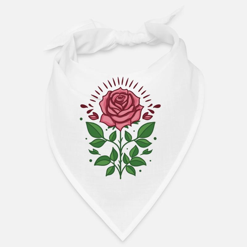 Fleur de rose Bandana