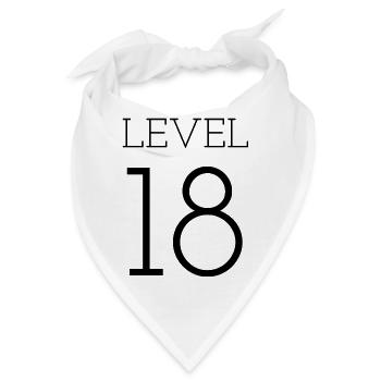 level 18 - Bandana - Weiß - Vorne