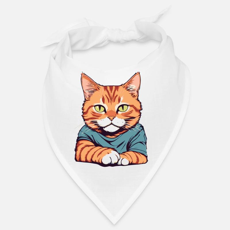 Chat Tigre de compagnie Bandana