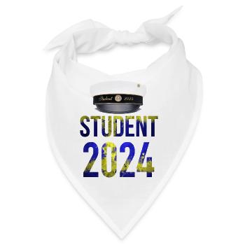 Abschlussfeier 2024 Abiturfeier - Bandana - Weiß - Vorne