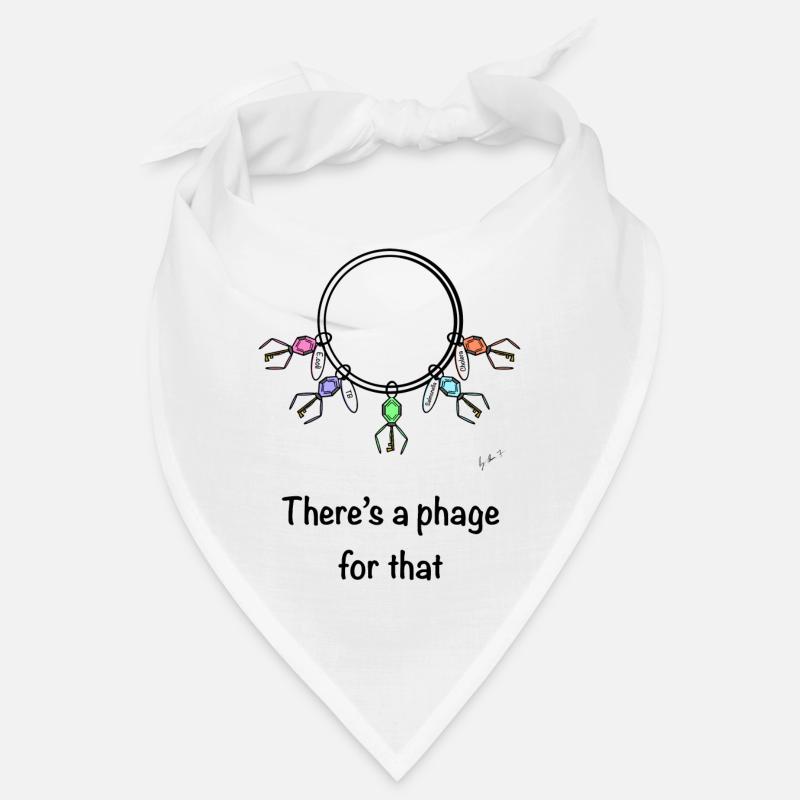 Porte-clés phage « Il y a un phage pour ça » Bandana