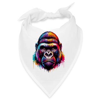 Gorilla - Bandana - Weiß - Vorne