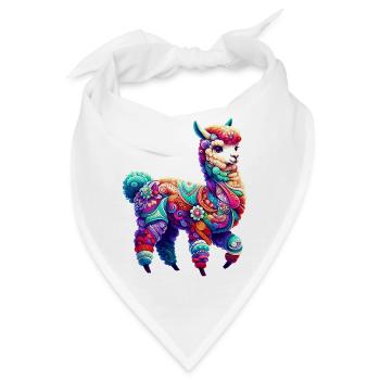 Alpaka - Bandana - Weiß - Vorne