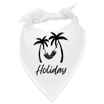 palms relax holiday - Bandana - Weiß - Vorne