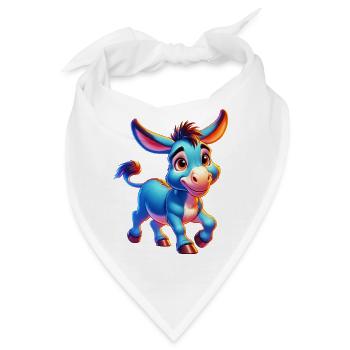 Esel-Maultier - Bandana - Weiß - Vorne